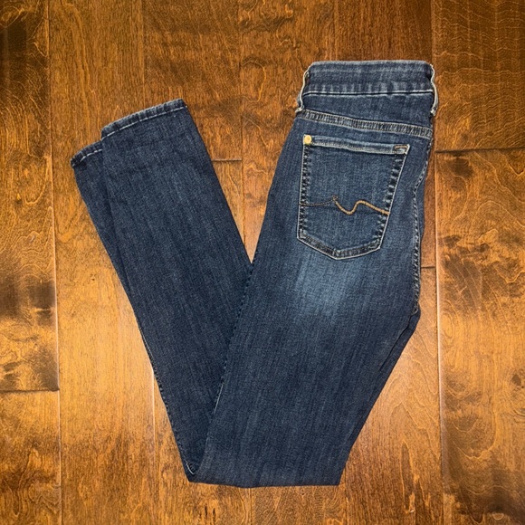 7 For All Mankind Denim - NWOT 7 For All Mankind Dark Blue Kimmie Straight Leg Jeans - 29